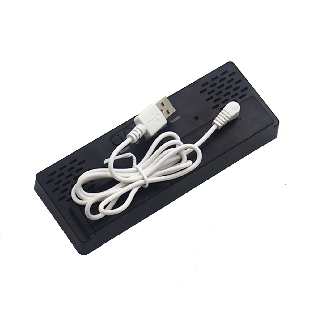 Relógio Digital com LED Colorido para Mesa Despertador Alarme Temperatura E Demais Funções