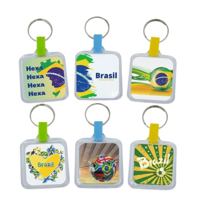 100 Chaveiros Porta Foto Acrílico Lembrancinha - Leka Plas
