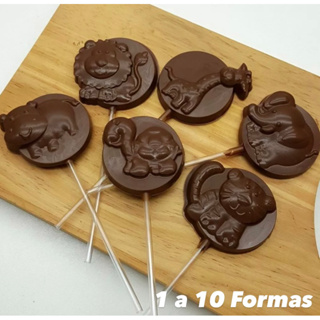 1~10 Forma Simples Pirulito Animais da Selva Safari 9791 - (D7) em Acetato BWB Para Bombom e Doces em Oferta na Shopee