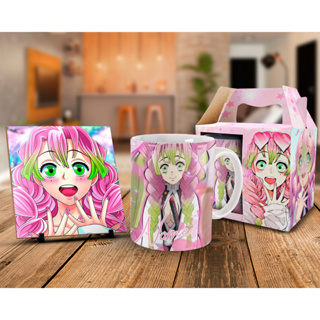Caneca + Kit Hashira Mitsuri com Nome Personalizado em Oferta na Shopee
