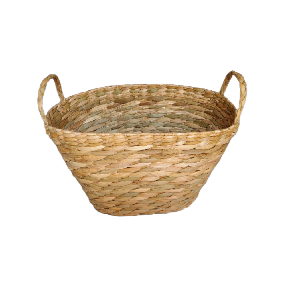 Caixa Para Sapatos Cesto Revisteiro Cachepô  Para Mantas Taboa Natural 42x25x25