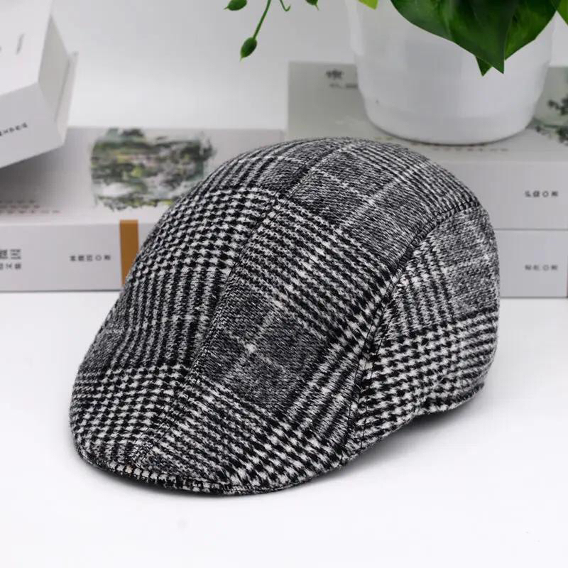 Boina Masculina Italiana Chapéu Outono Inverno Shelby Peaky