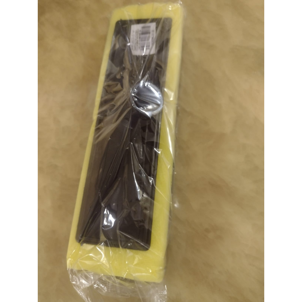 Kit 2 Rodo 01 Abrasivo Esponja Lava Limpa Piso Azulejo Reforçado e outro 01 Rodo passa cera  para deixar sua casa um brinco