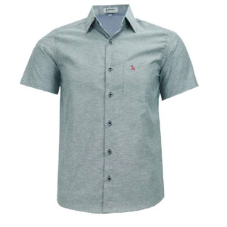 Camisa Social Amil Comfort Sersi Com Bolso M/curta Lançamento Luxo