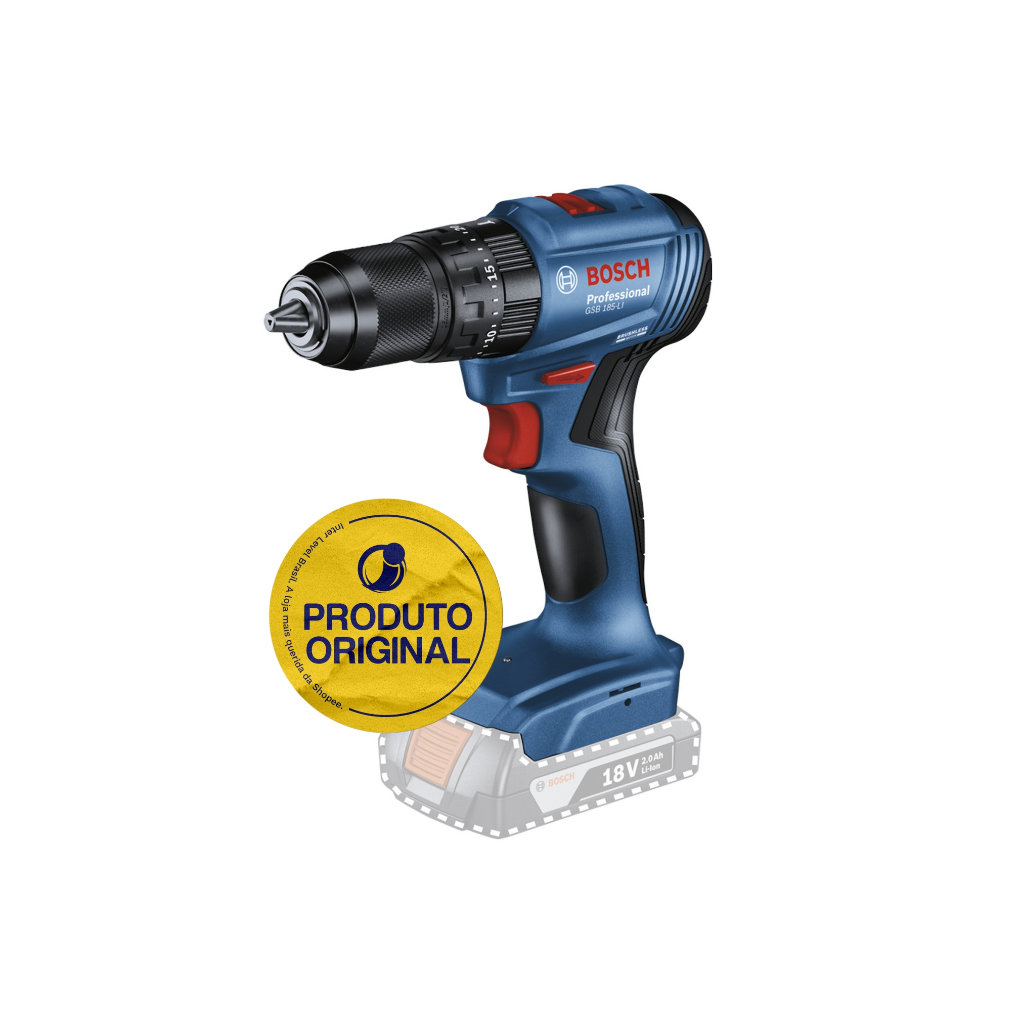 Furadeira Parafusadeira Impacto 18v Gsb 185 Li Bosch Sem Bateria