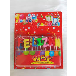 Vela De Aniversário Feliz Aniversário em Oferta na Shopee