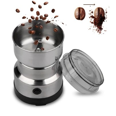 Moedor De Café Compacto Grãos Elétrico Aço Inoxidável 110v