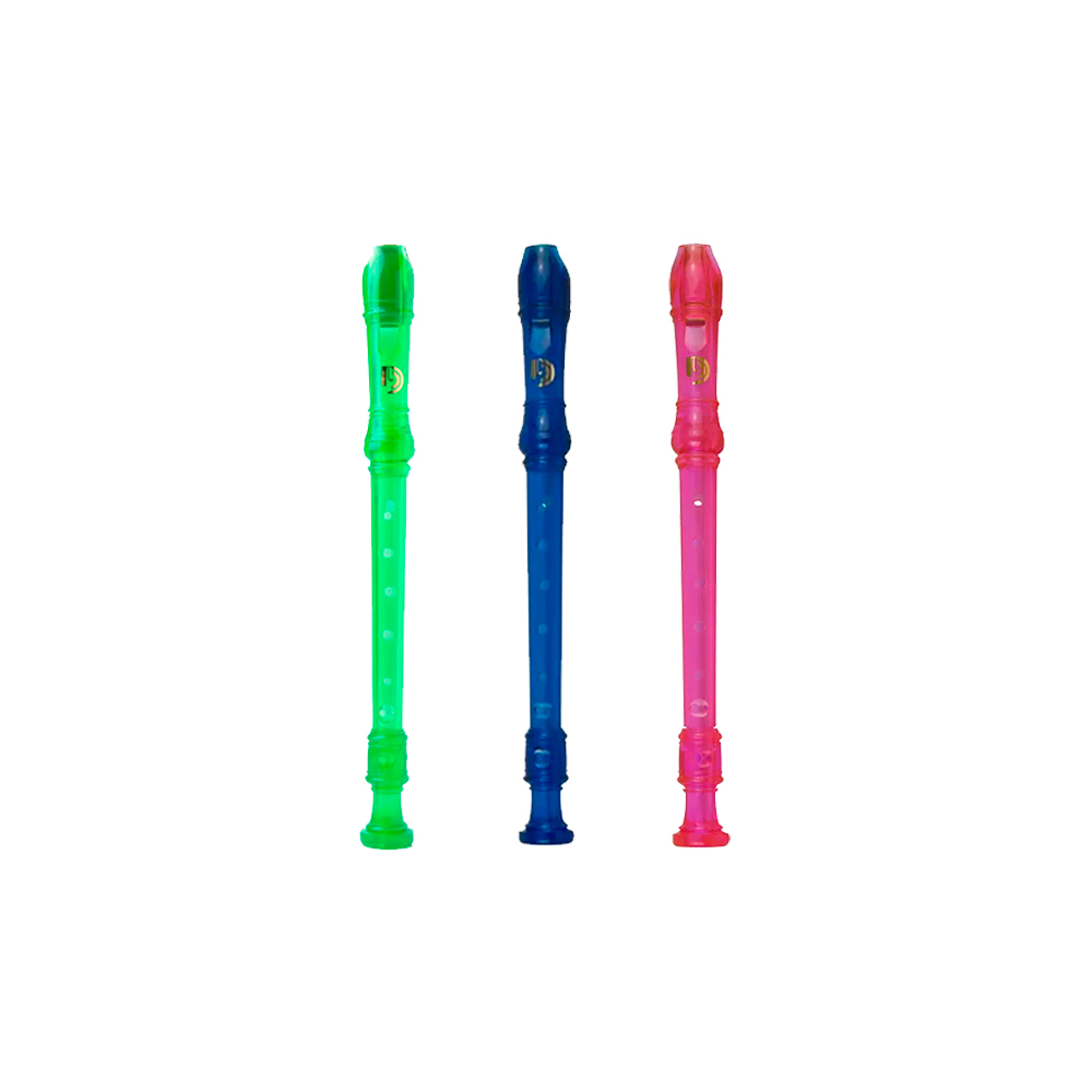 Flauta Doce Germânica Dolphin Color+ Capa+ Vareta De Limpeza COLORIDA em Oferta na Shopee