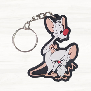 Chaveiro Emborrachado Alto Relevo Pink e Cérebro em Oferta na Shopee