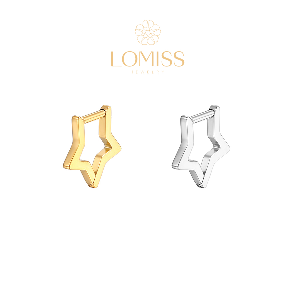 Piercing Septril Rook Conch Nariz Argola Aço Cirúrgico Pvd Estrela em Oferta na Shopee