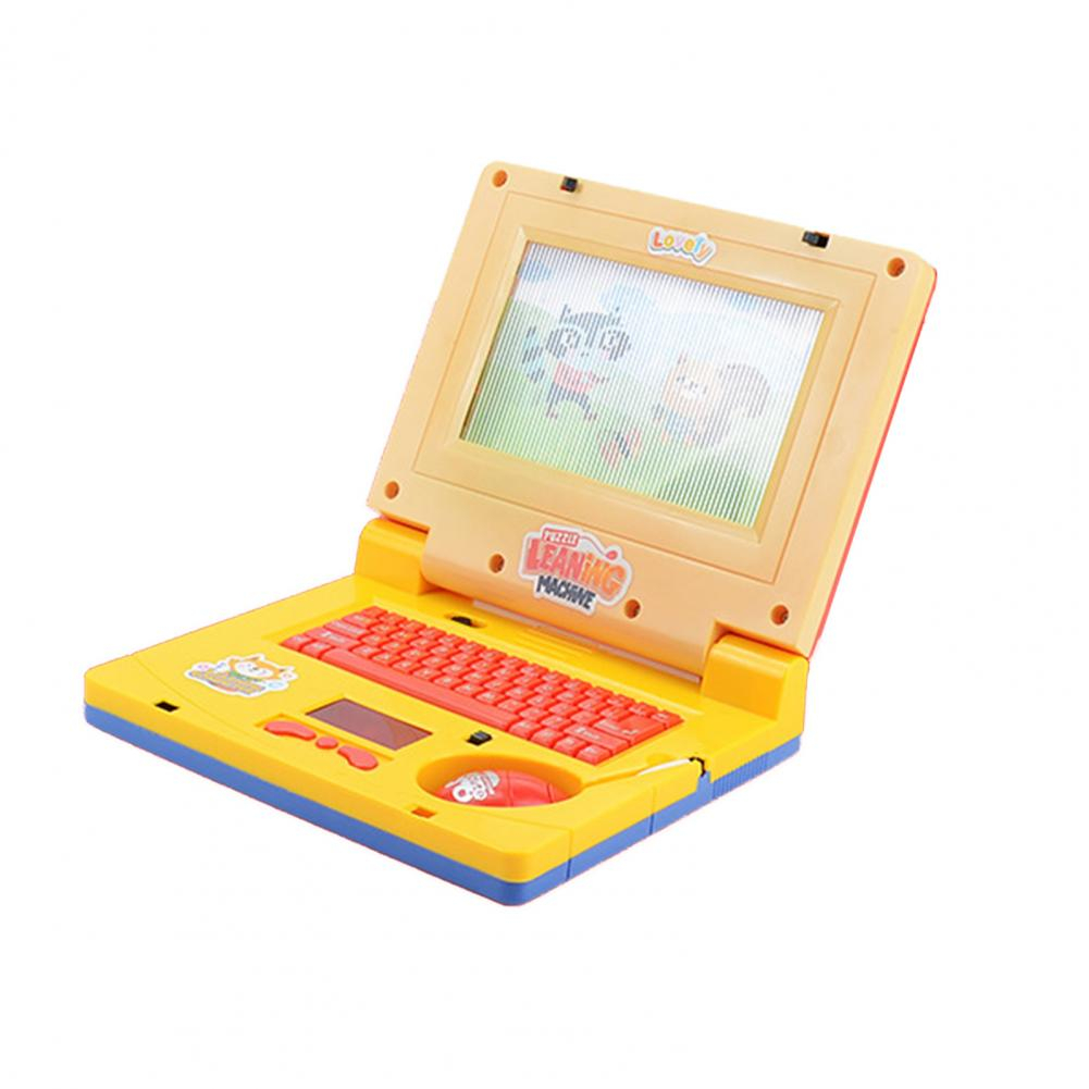 Notebook De Brinquedo Laptop Infantil Musical com Luz Menino com Figurinhas para Personalizar