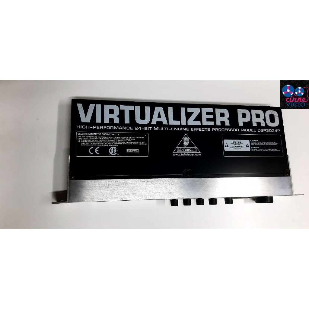 Behringer V Processador De Efeitoso Virtualizer Pro Dsp2024p