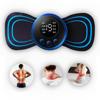 Mini massageador elétrico portátil alivia dores no corpo e pescoço