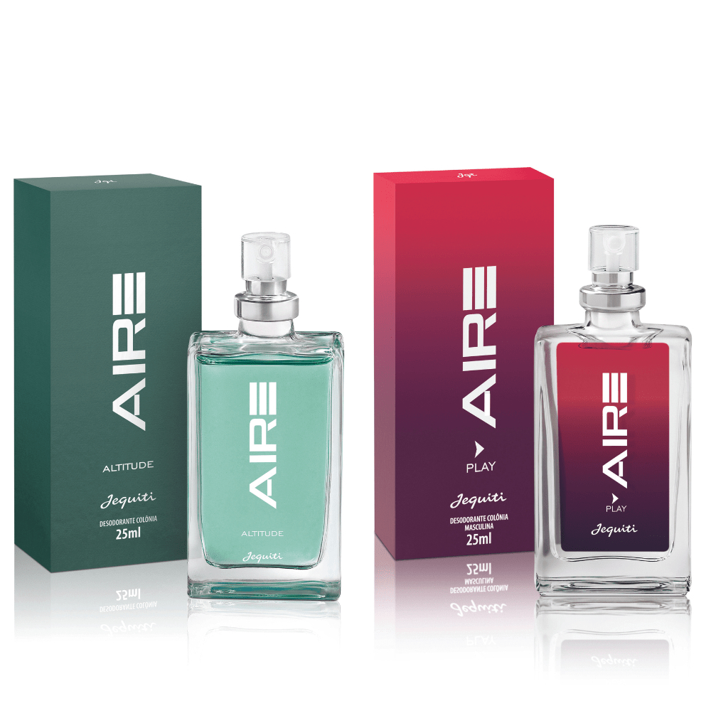 Colônia Jequiti Aire Altitude , Aire O2, Aire Play, Aire City, Aire Escape Ou Outras À Escolher 25ml Jequiti — R$ 34,90 em Shopee