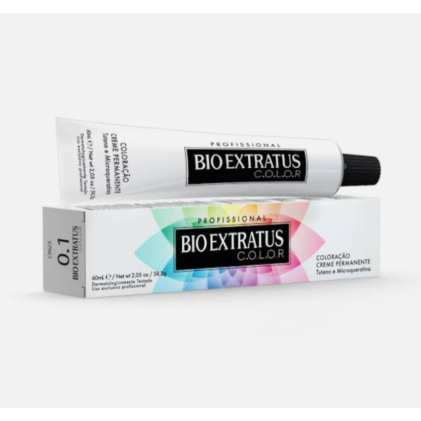 Coloração 0.1 - Corretor - Intensificador Cinza 60mL Bio Extratus