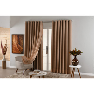 cortina blackout tecido c/ Voil 3,00mts x 2,50mts sala quarto e escritório blecaute em Oferta na Shopee