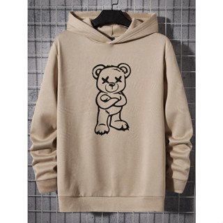Blusa Moletom Manfi Hypee homens Capuz estampa de urso Unissex