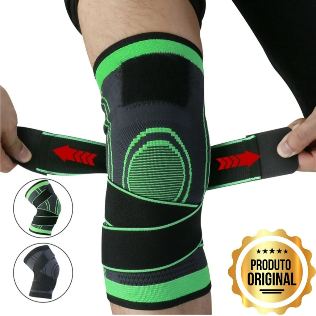 faixa de joelho elastica tensor joelheira flexivel alta compressão articulada 3d esportiva academia cross lpo musculação volei futebol com velcr super colante qualidade premium