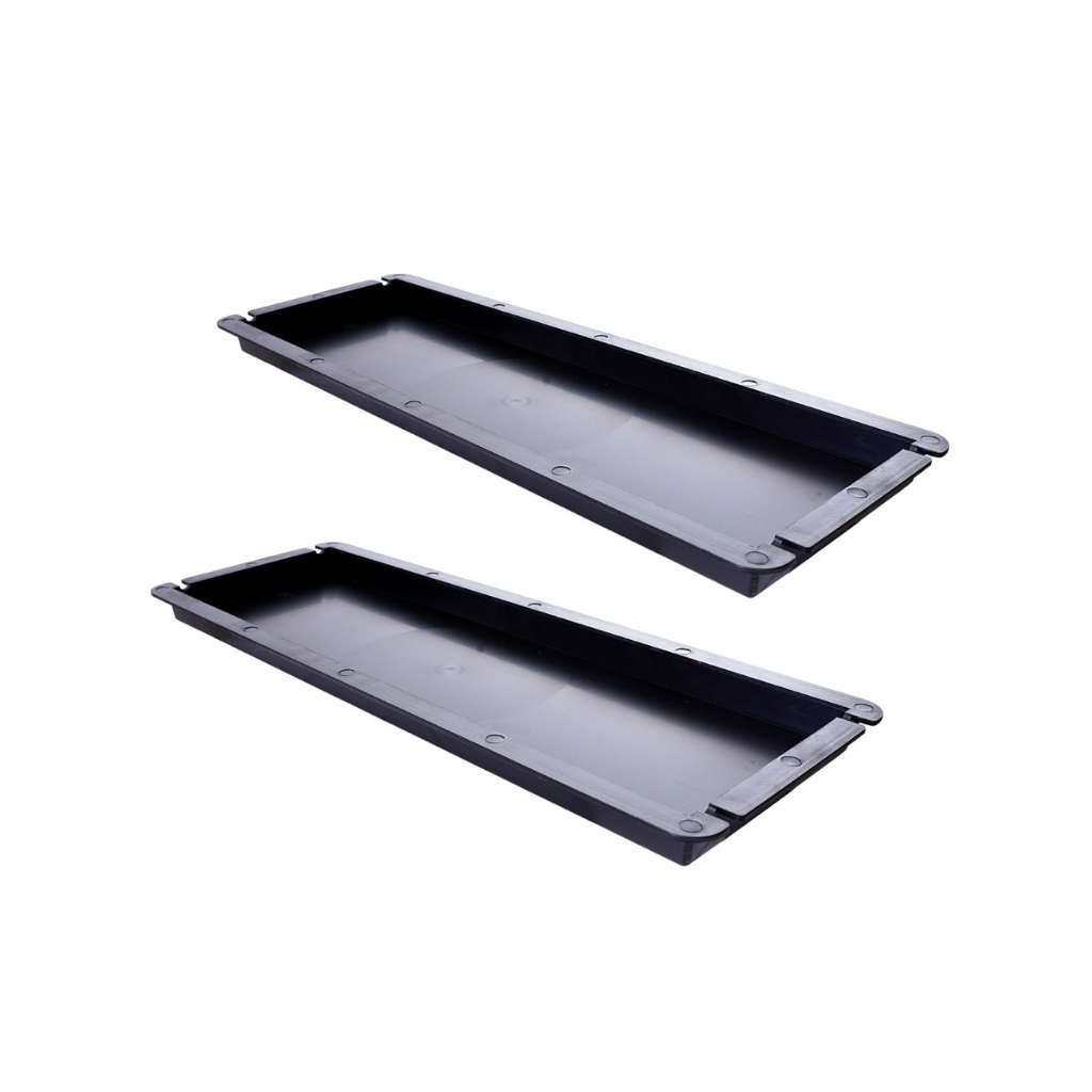 Forma Para Capa De Muro Pingadeira Reta De Concreto 60x19x03cm Kit Com 2 Unidades