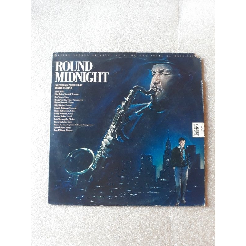 LP Trilha Sonora Filme Por Volta da Meia Noite  1986