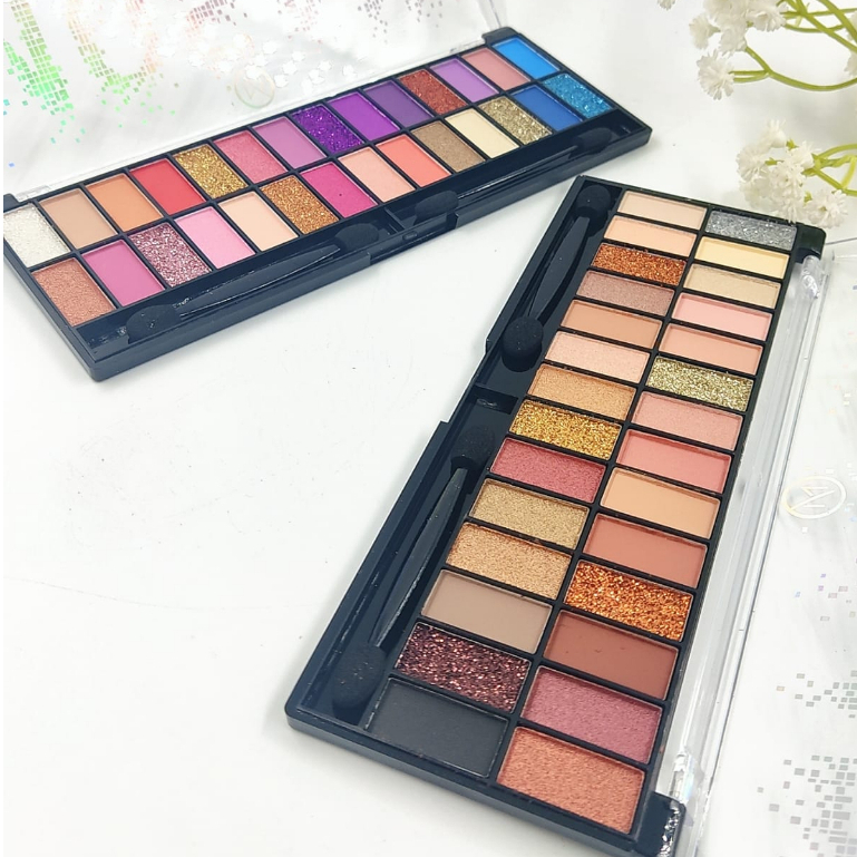 Paleta Mosaic My Life 28 Cores  Com Glitter MY8551 em Oferta na Shopee