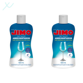Kit Com 2 Jimo Secante Abrilhantador Para Máquina De Lavar Louça 100ml
