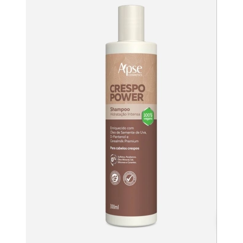 Shampoo Hidratação Intensa Crespo Power Apse