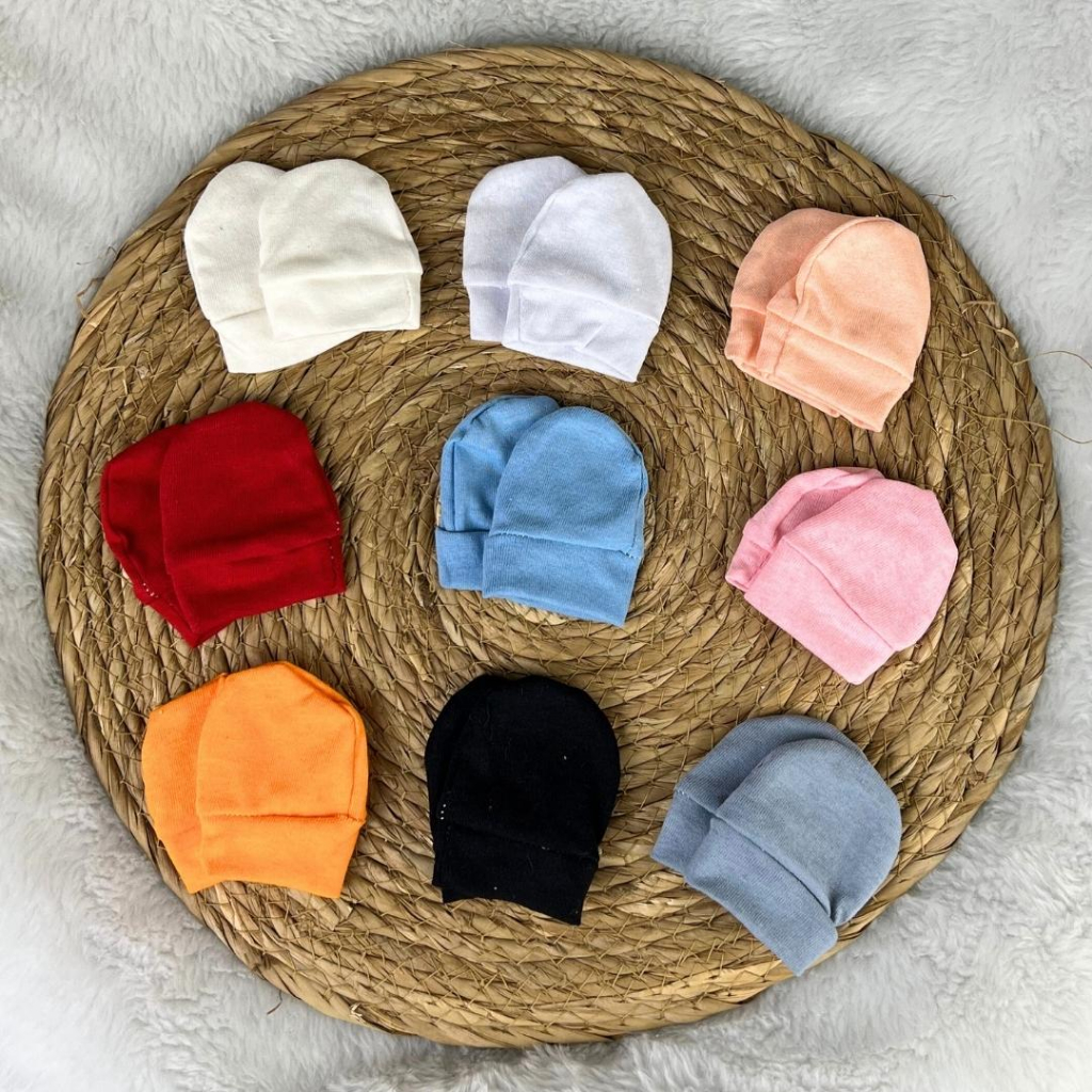 Kit Luva Lisa Para Bebê Recém Nascido - 3 a 12 unidades (Menina e Menino)