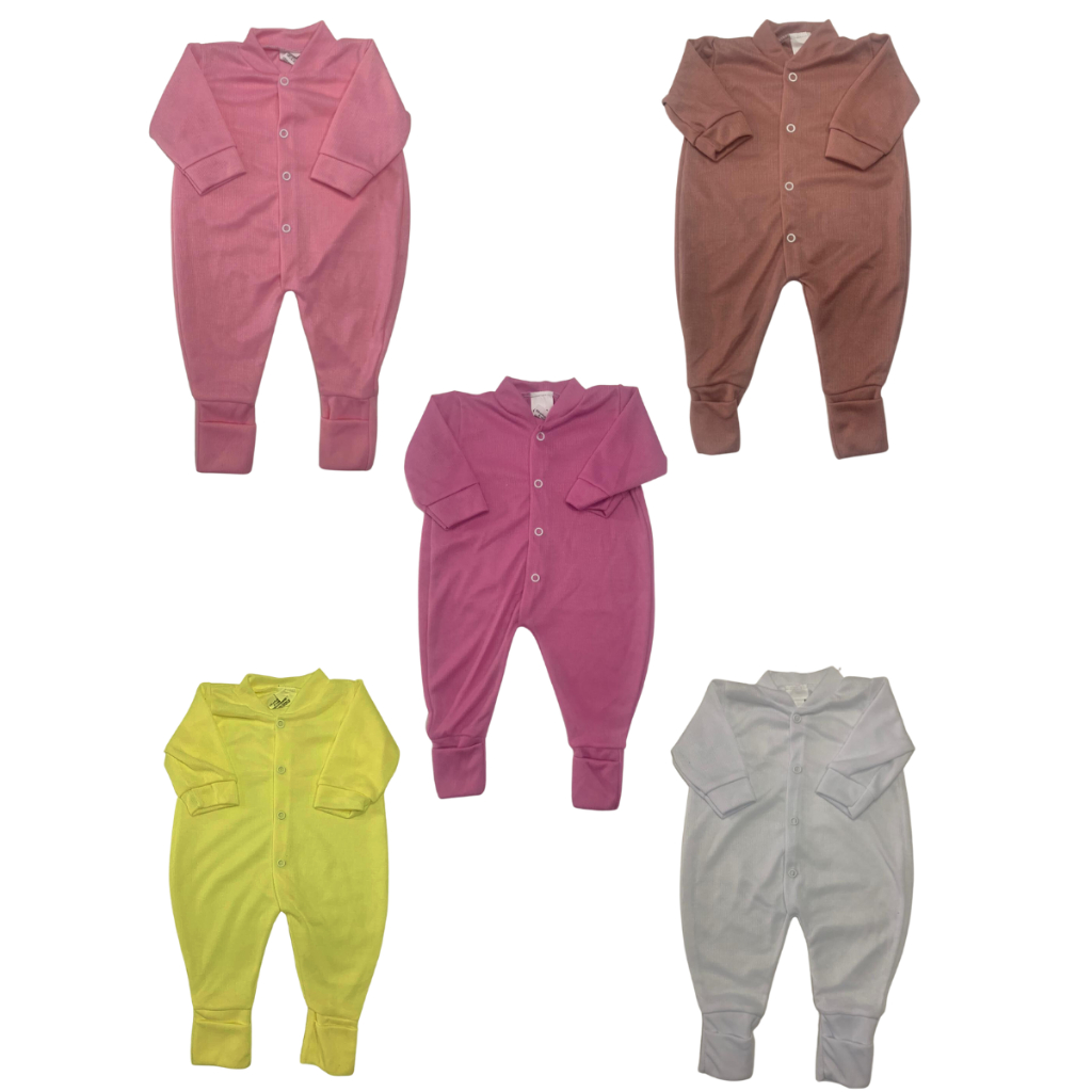 kit 2 Macacão De Bebê  confortavel enxoval de bebê promoção