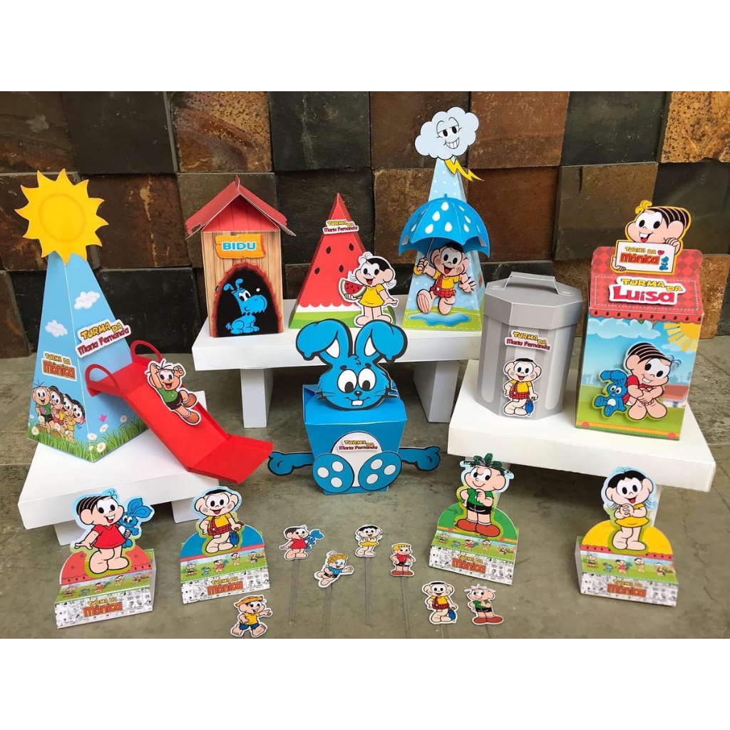 Caixas Turma da Monica | Personalizado | lembrancinha | Decoração  | Enfeite