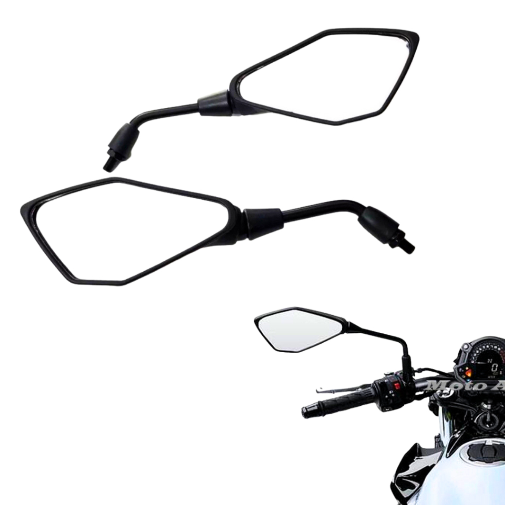 Par Retrovisor Motos Cg Titan Fan Broz Biz Twister Mod z400 Kawazaki Sport Mini Rosca Honda