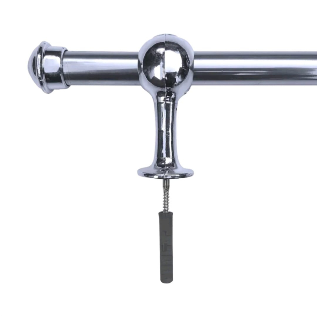 Varão de cortina Cromado  3,00 metros 28mm