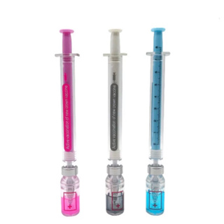 Caneta seringa / Caneta em gel recarregável em Oferta na Shopee