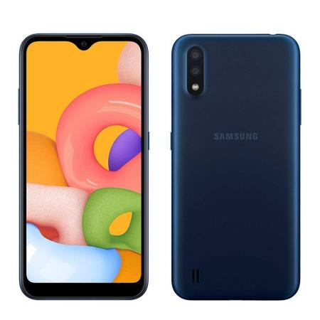 Samsung Galaxy A01 Dual SIM 32 GB Azul 2 GB RAM Tela Infinita