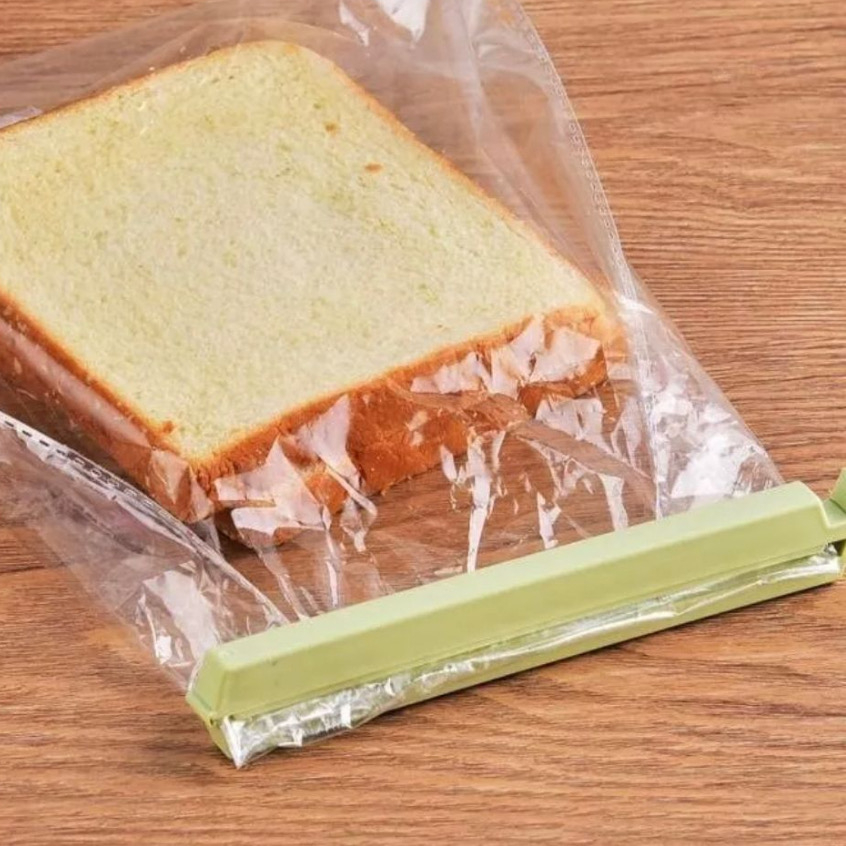 kit Fechador com 10 lacres 11cm clip de sacos sacolas veda embalagens prendedor para fechar reutilizável