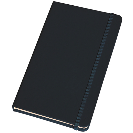 Caderneta de Anotações tipo Moleskine PEQUENA 13x8 cm Emborrachado Com e Sem Pauta