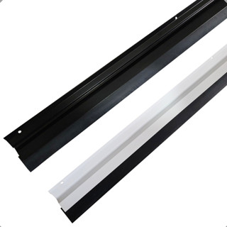 Protetor Veda Porta Frestas Em Aluminio Rodo Vedador Impermeavel Vedante 90 cm Mantém A Temperatura Interna E Evita A Entrada de Bichos Insetos e Água - Novo Horizonte