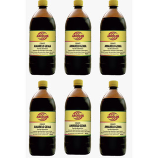 Corante Líquido Amarelo Gema 960ml Fardo com 6 Unidades