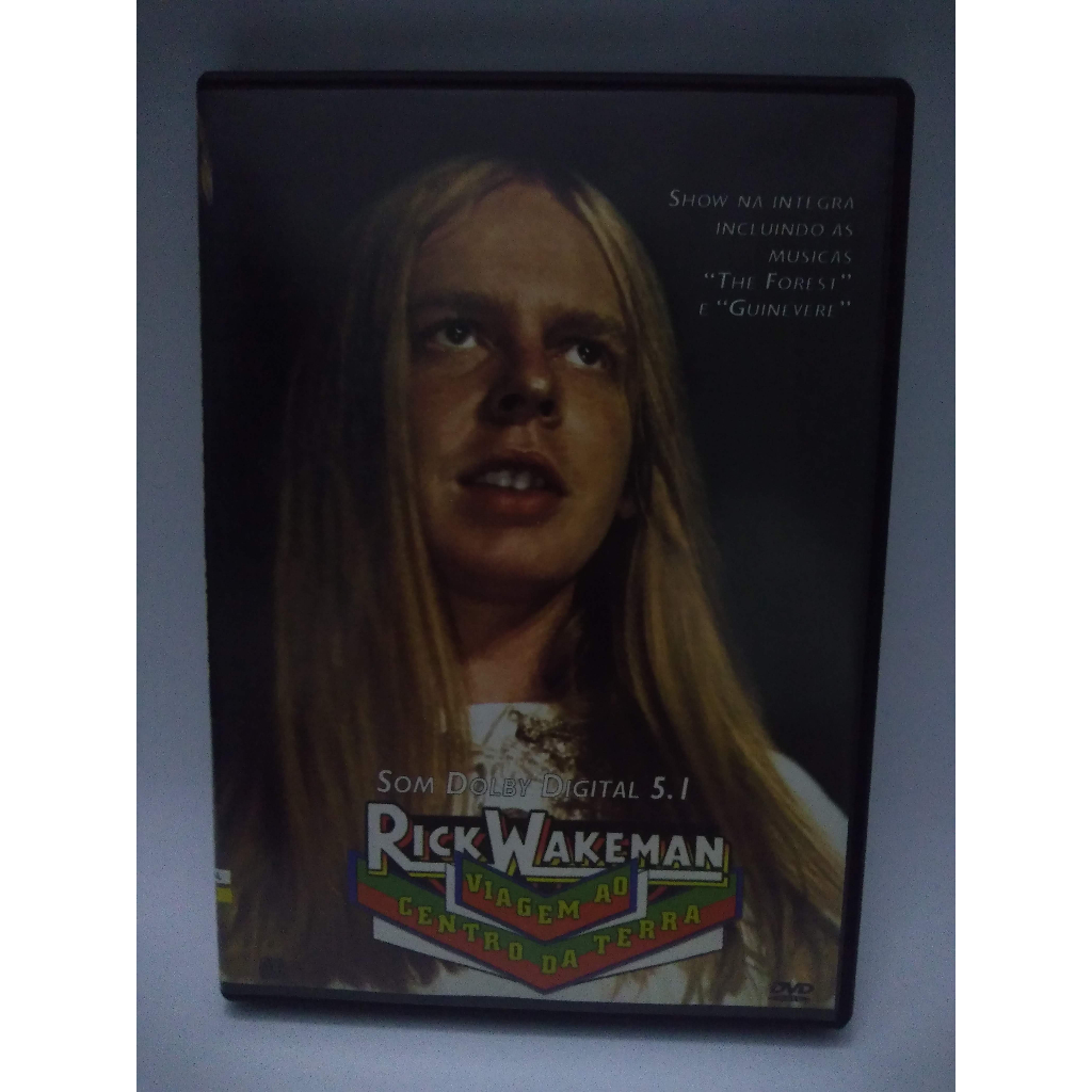 DVD Usado: Rick Wakeman - Viagem Ao Centro Da Terra