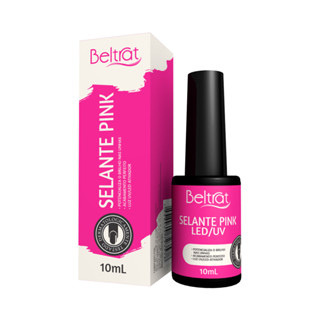 Selante Cor PINK Top Coat Finalizador para Unhas 10ml - Beltrat