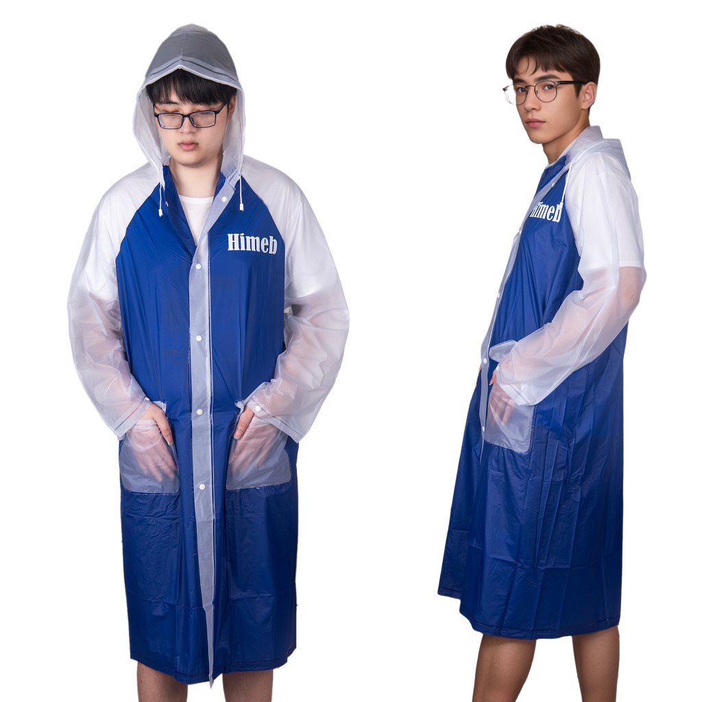 Capa de Chuva Adulta Masculina Feminina com Capuz em PVC à prova d'água Chuva Dias Chuvosos Rainwear Rain Gear Suprimentos todo o corpo com Capuz Bolsos