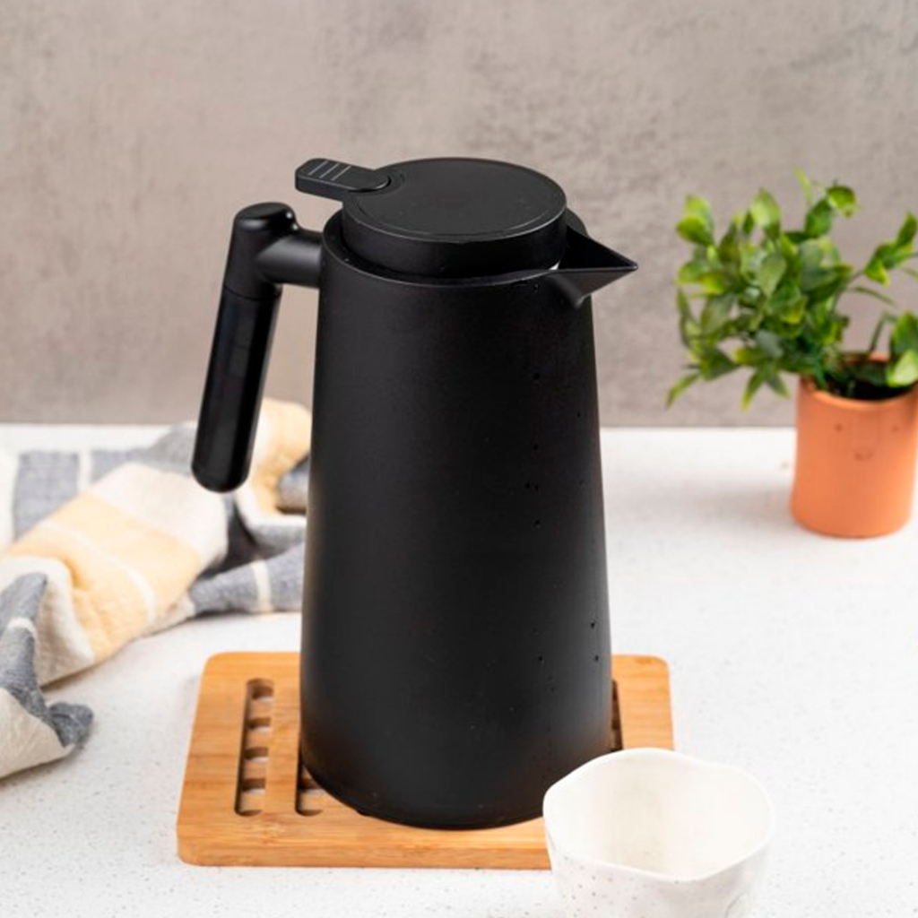 Detalhes do Garrafa Térmica Nórdica Elegance 1l Bebidas Quentes E Frias Várias Cores Casa Decoração
