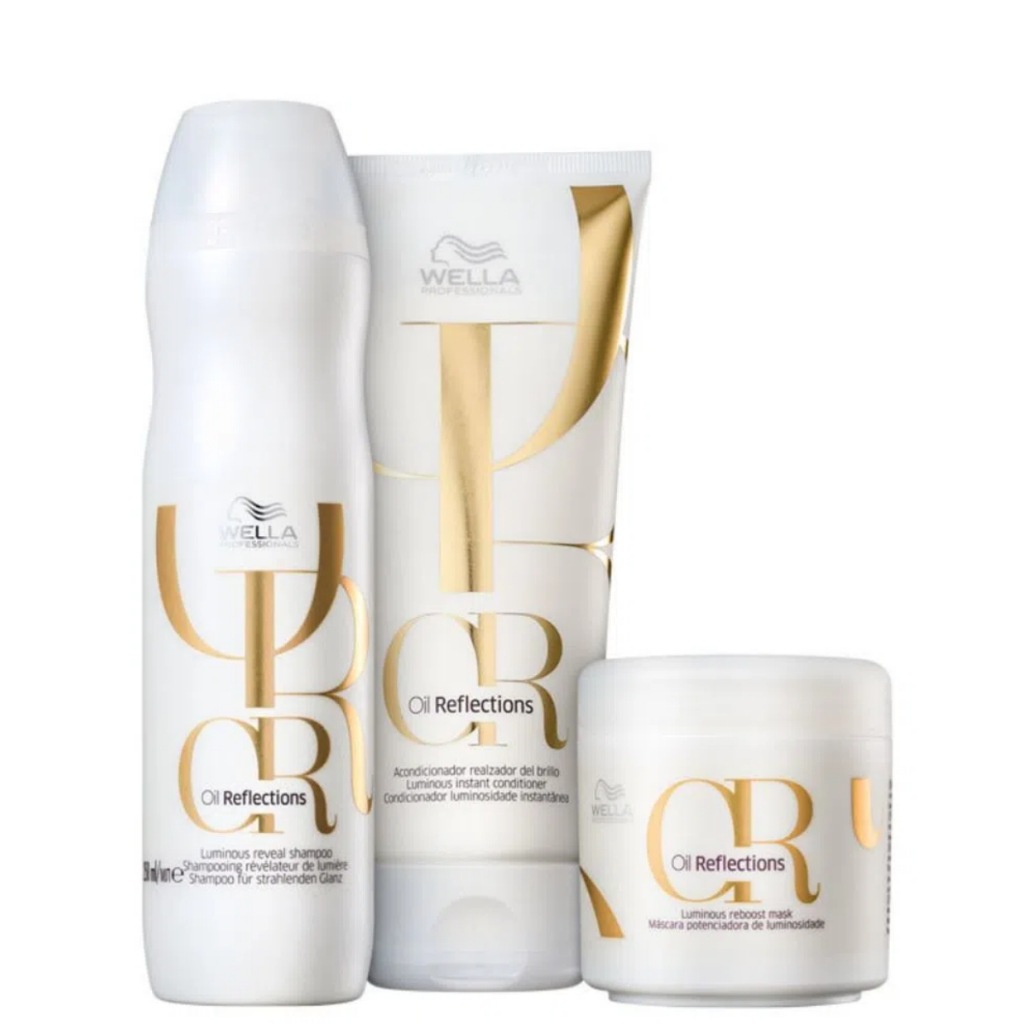 Kit Wella Oil Reflections Tratamento (3 Produtos)