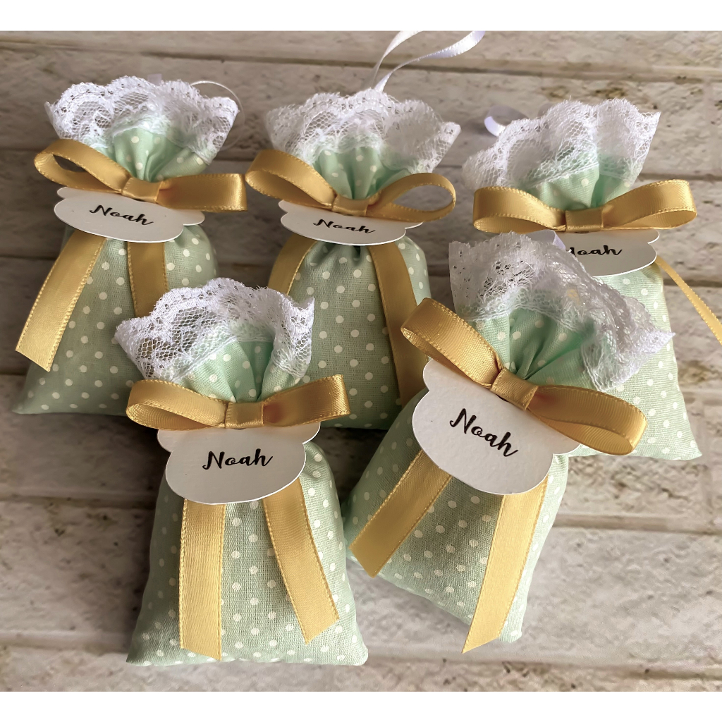 Kit Sachê Perfumado Lembrancinha Personalizada Ursinho Luxo c/ Nome | Aniversário Maternidade Chá de Bebê ENVIO RÁPIDO!