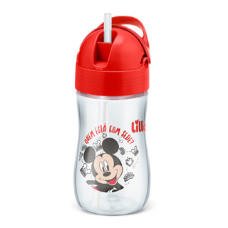Copo Evolution Disney Com Canudo Silicone Mickey 300ml Lillo