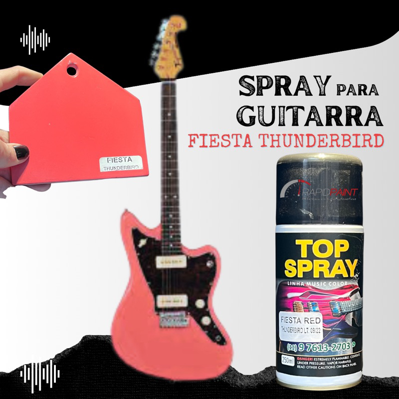 Fiesta Thunderbird LACA SPRAY PARA GUITARRAS