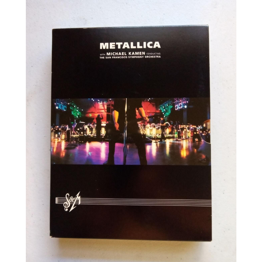 Metallica - DVD box Importado Duplo S&M +1 CD + DVD, e 1 CD Duplo - St. Anger (edição CD + DVD)  - CD S&M