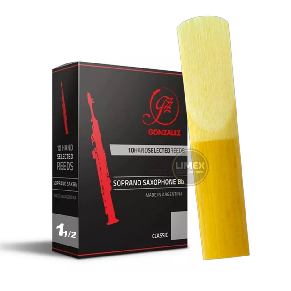 Palheta Gonzalez Sax Soprano Classic  Nº1,5 (unidade)