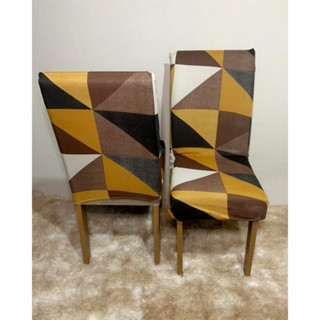 KIT 4 CAPAS DE CADEIRA GEOMETRICA