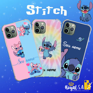 Capinha personalizada Stitch para todos os aparelhos Samsung/ Iphone/ Motorola/ Xiaomi/ Realme em Oferta na Shopee